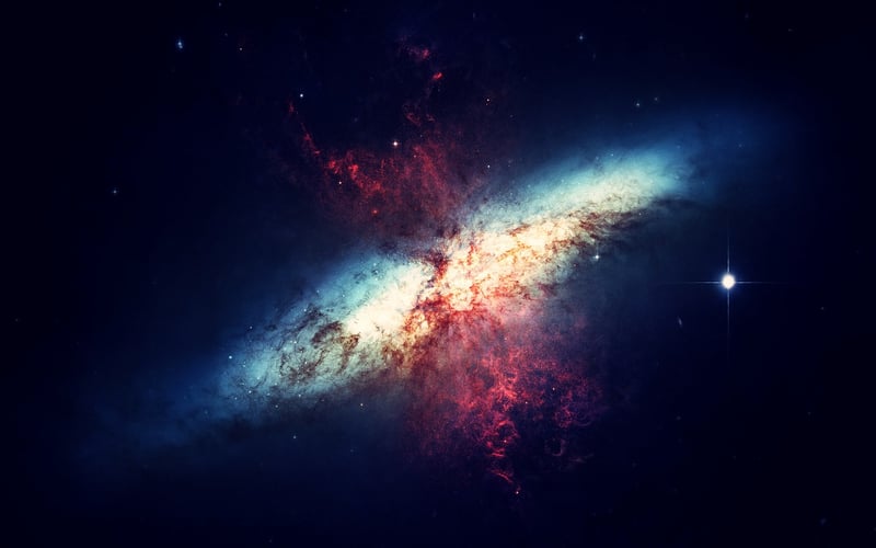 Galaxy-Inspired Bridal Look